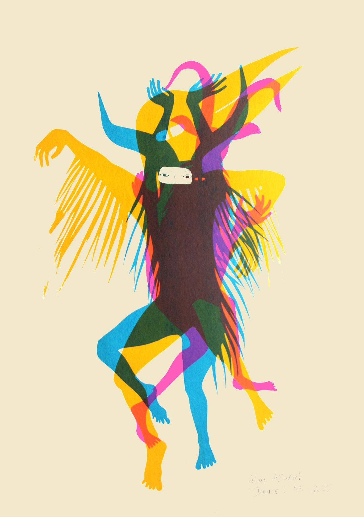 buy handmade screenprint by Céline Azorin