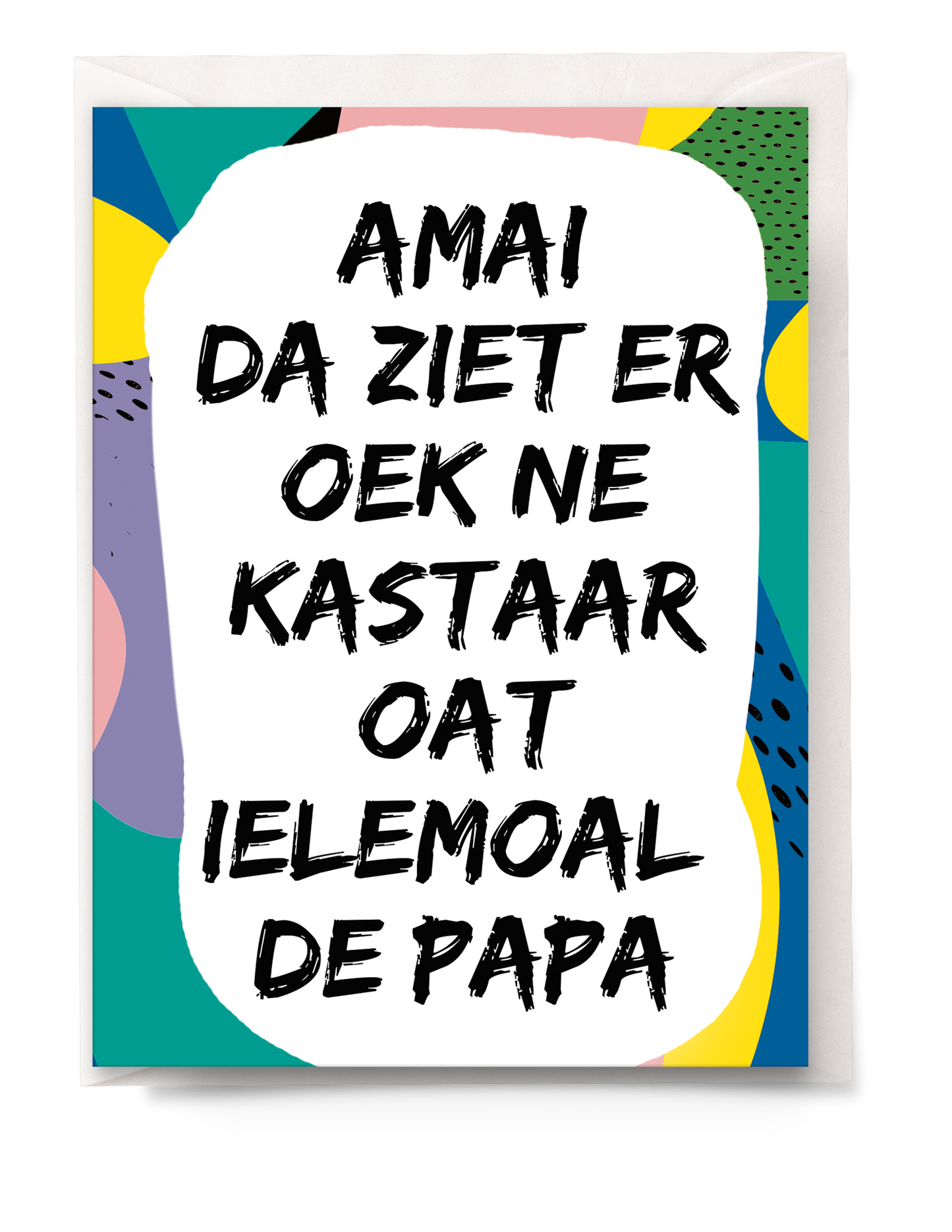 Greeting card - Tante Colette - Ielemoal de papa