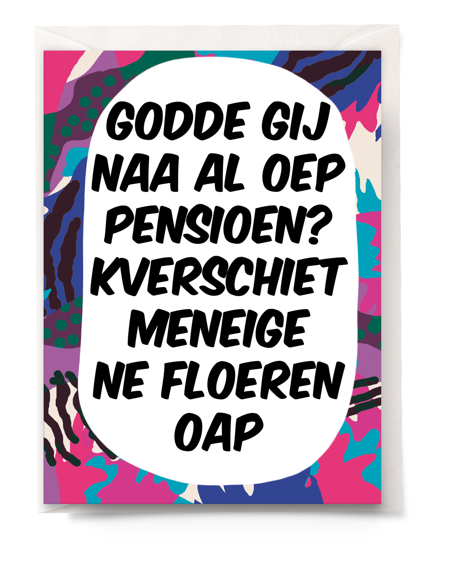 greeting card - Tante Colette - verschiet meneige ne floeren oap
