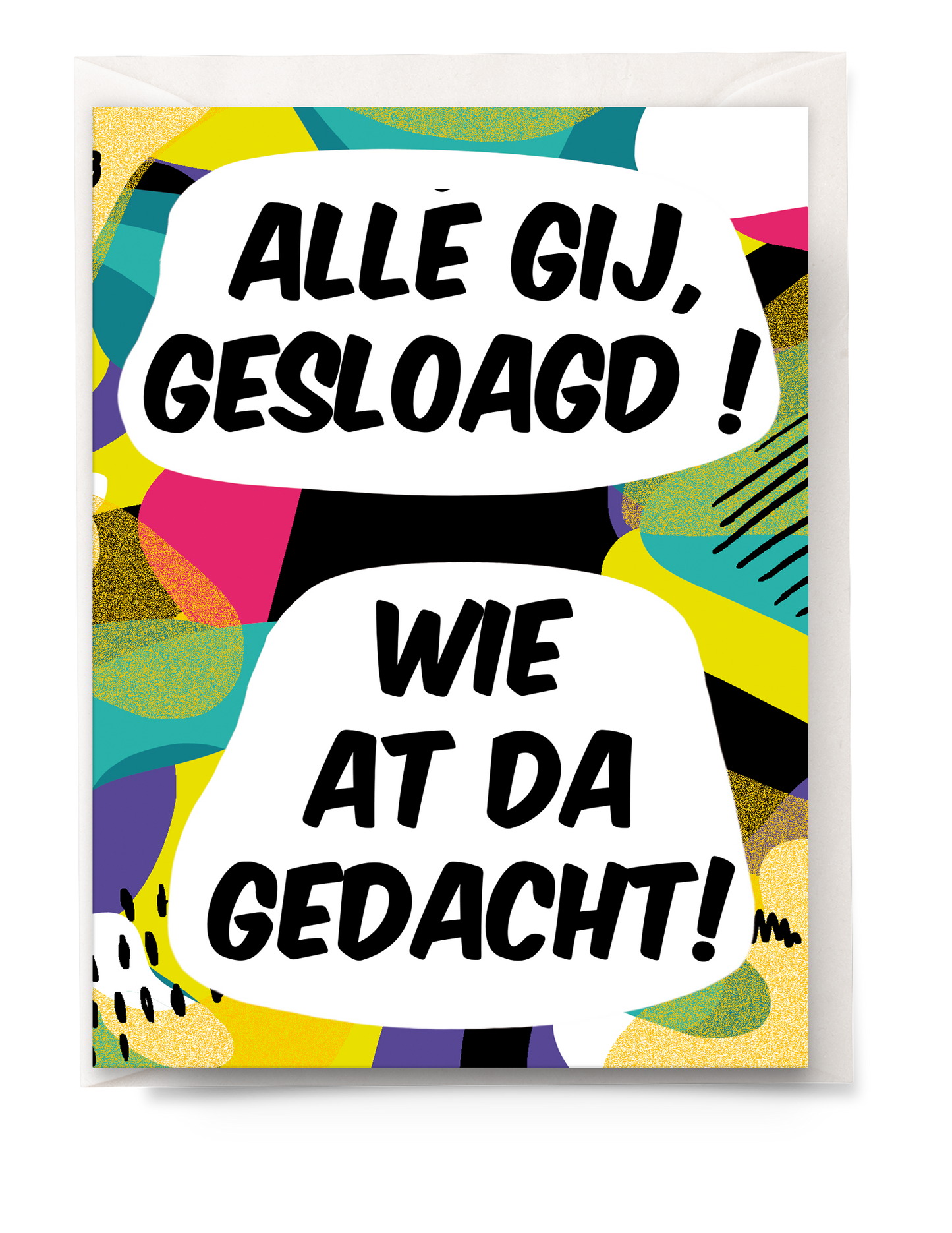 Greeting card - Tante Colette - Allé, gij, gesloagd