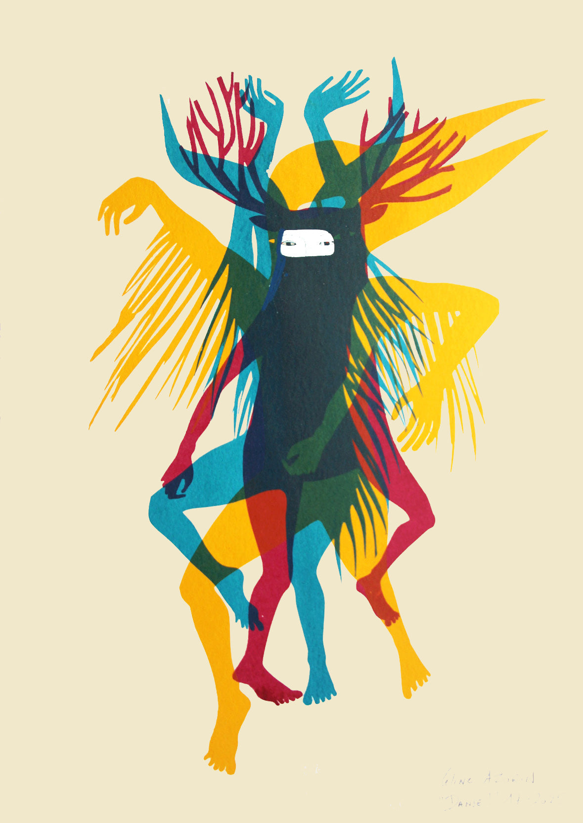 buy handpulled screenprint by Celine Azorin