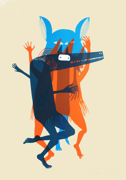 buy handmade screenprint by Celine Azorin