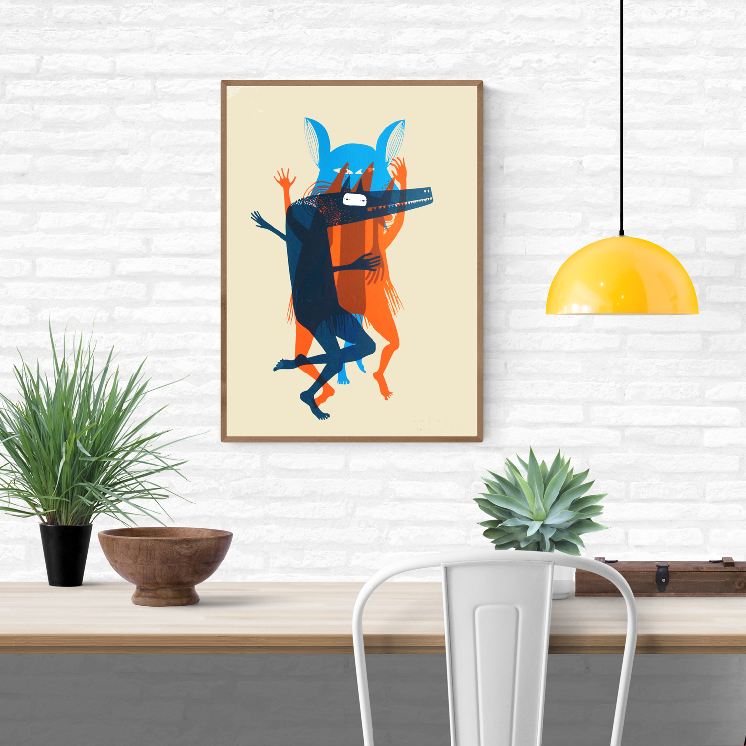 buy danse screnprint by French artist Céline Azorin