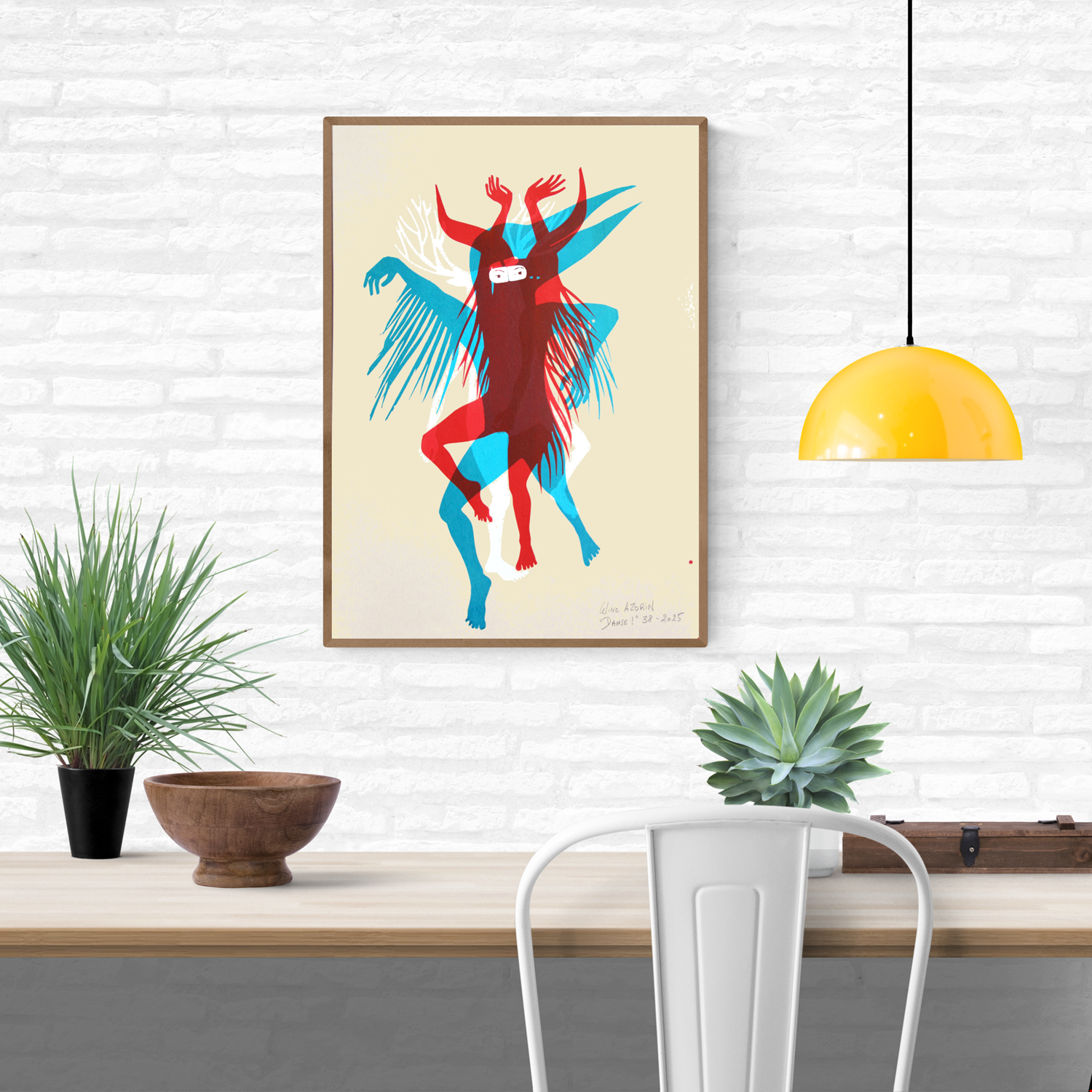 buy handmade screenprint by celine azorin