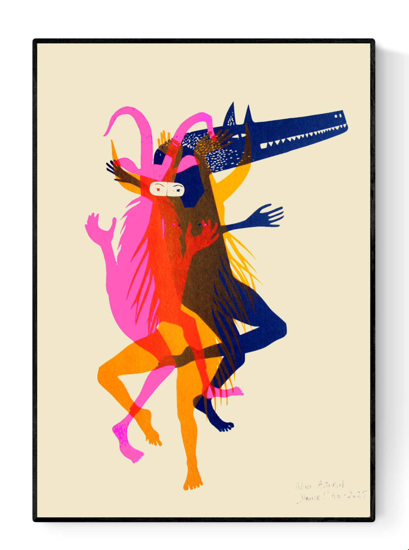 buy Celine Azorin screenprint 'danse'