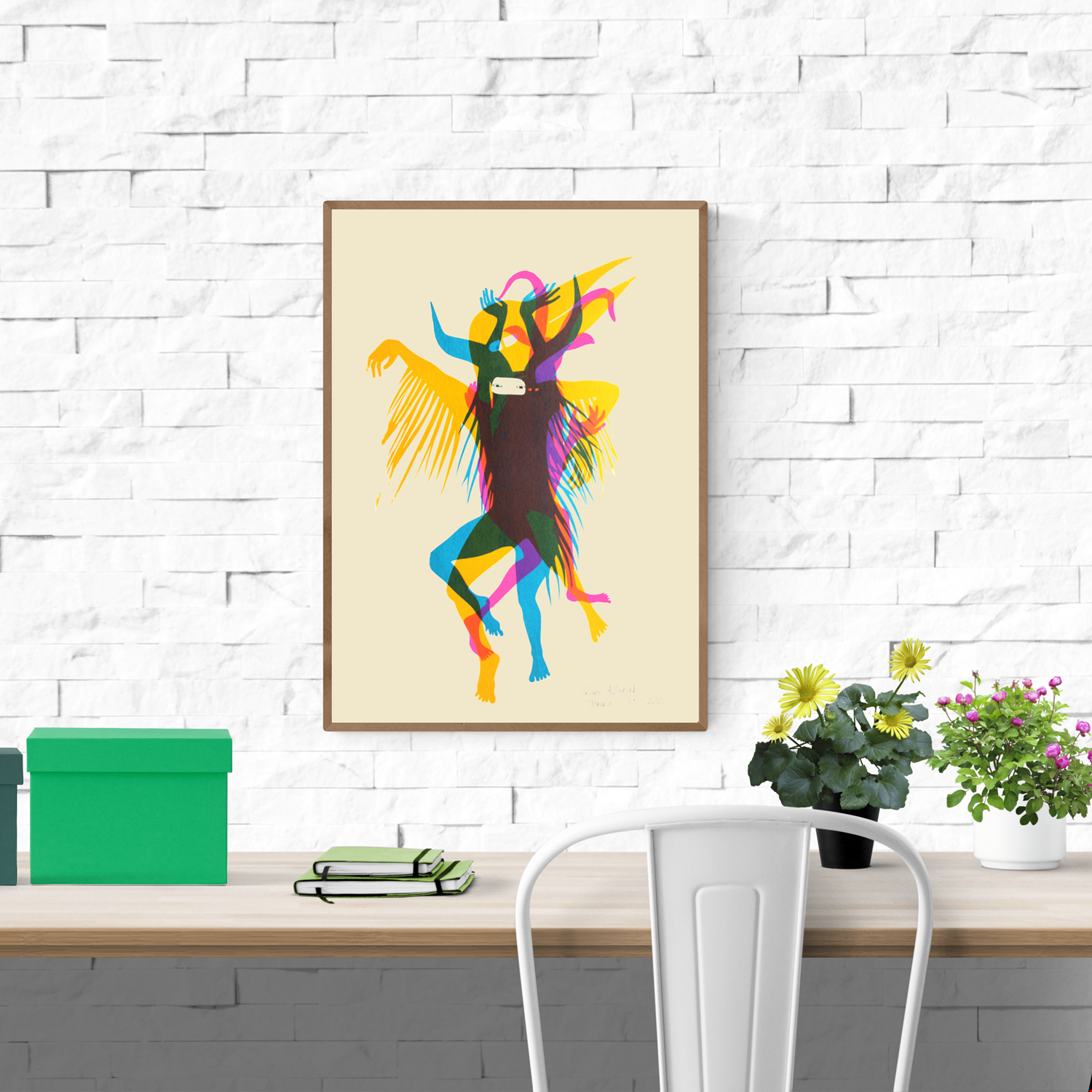 buy screenprint by French artist Celine Azorin