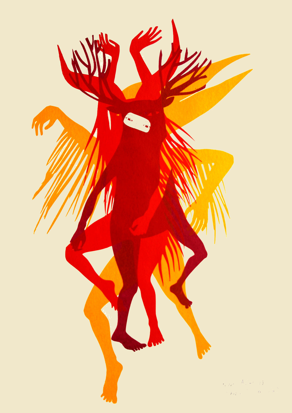 buy handmade screen print by Céline Azorin