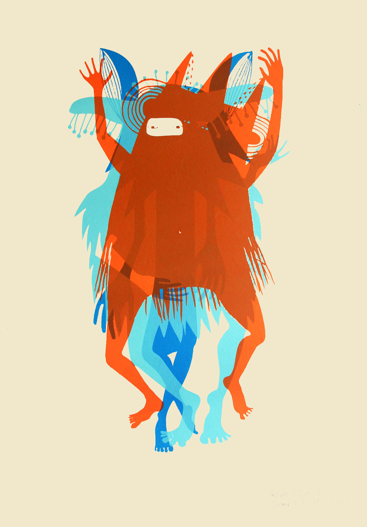 buy handmade screen print by Céline Azorin