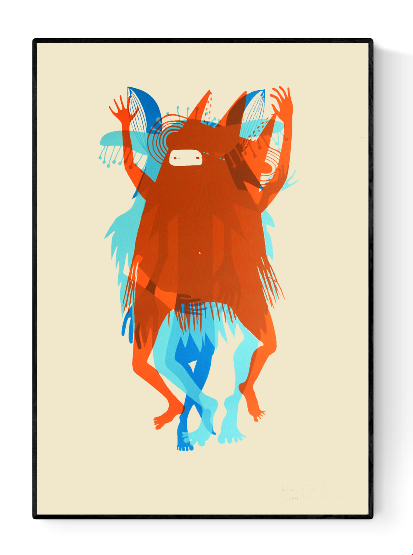 buy screenprint by French illustrator Céline Azorin