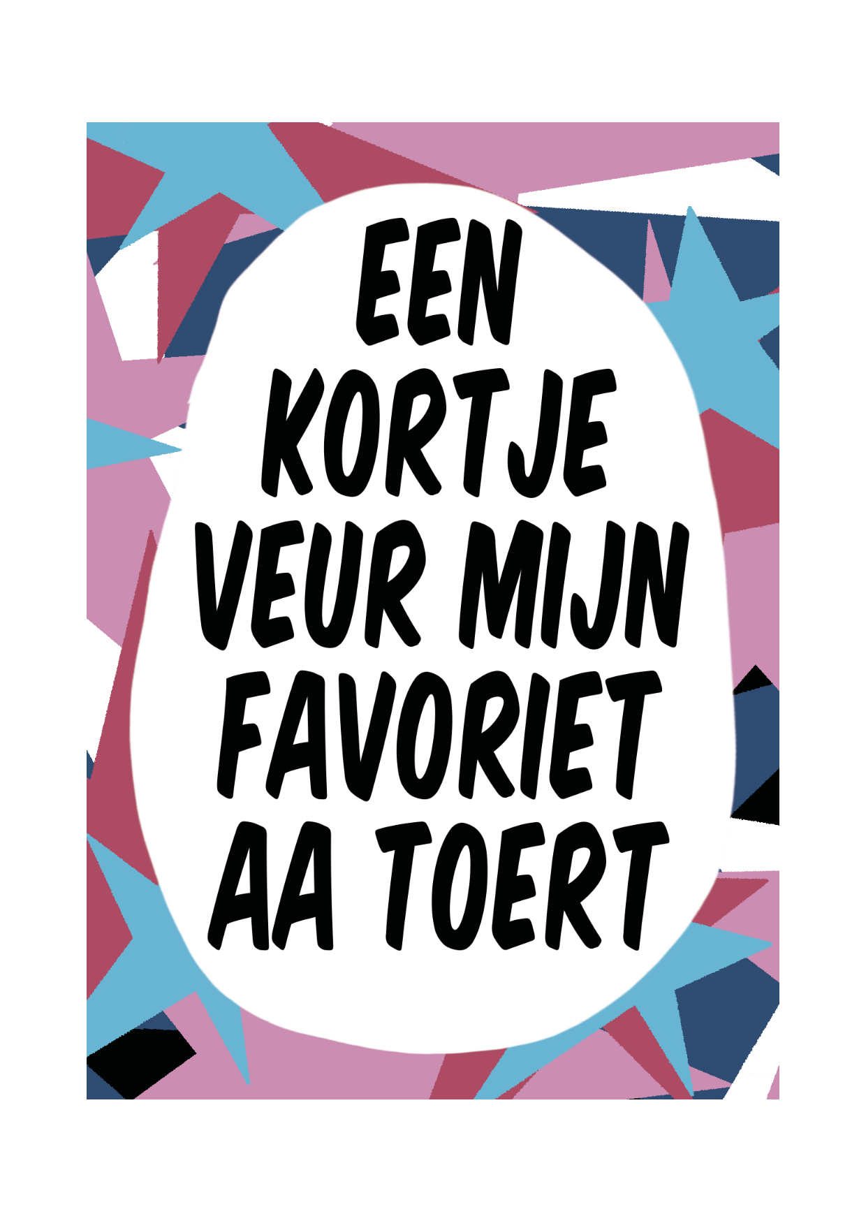 Greeting card - Tante Colette - Favoriet aa toert
