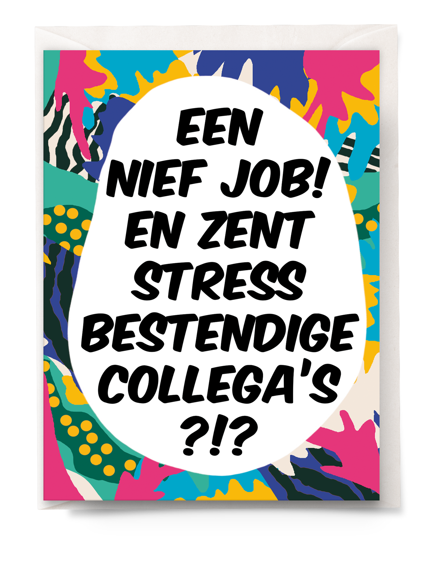 greeting card - Tante Colette - zent stressbestendige collega's
