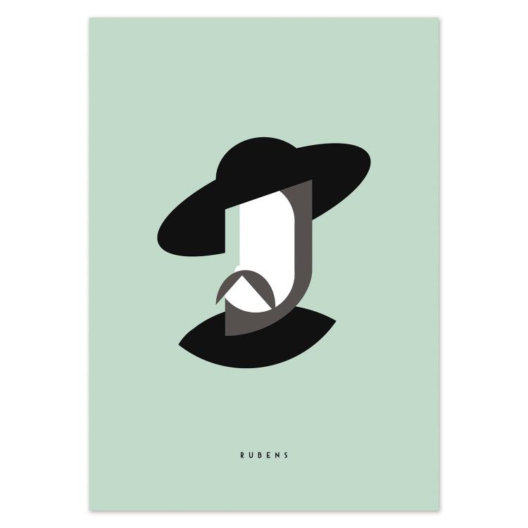 buy Rubens painter illustration postcard