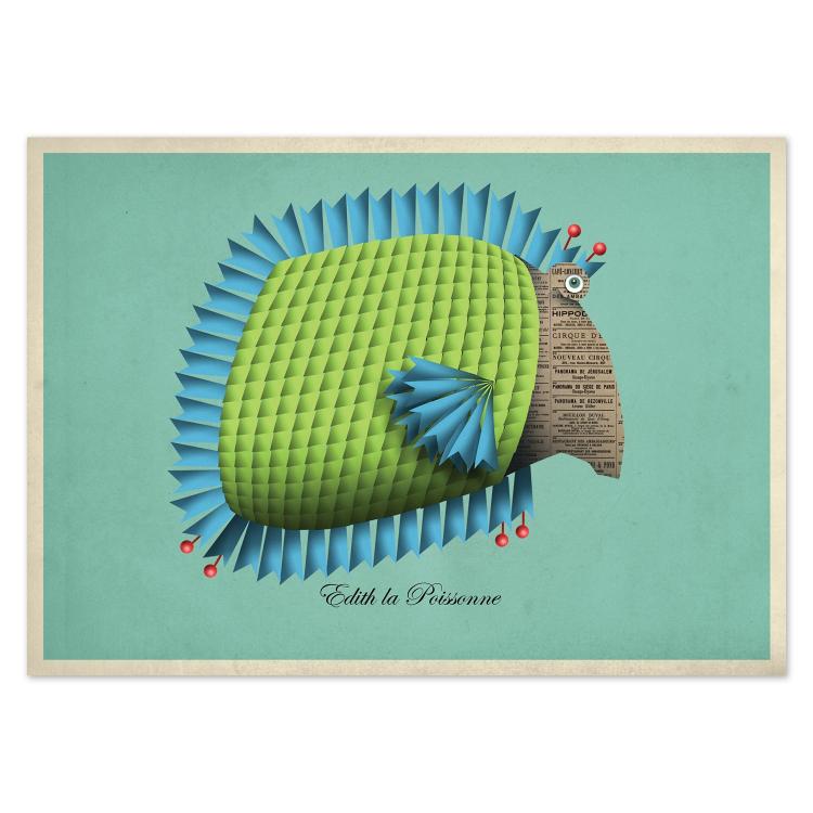 buy postcards with illustrations of fish