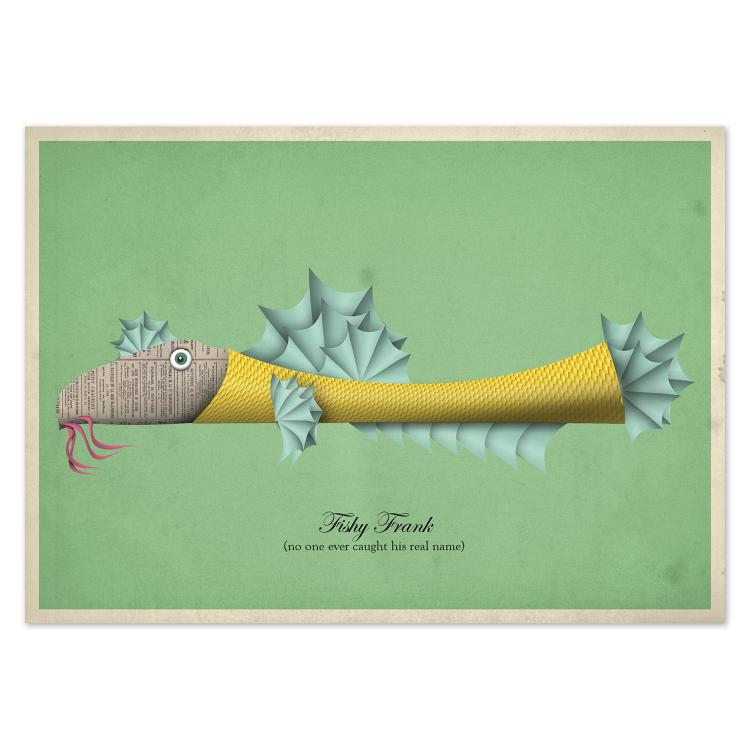buy postcards with illustrations of fish