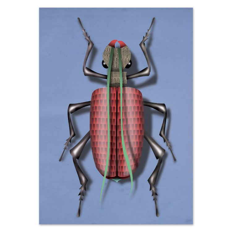 buy postcards with imaginary insect / bug illustrations